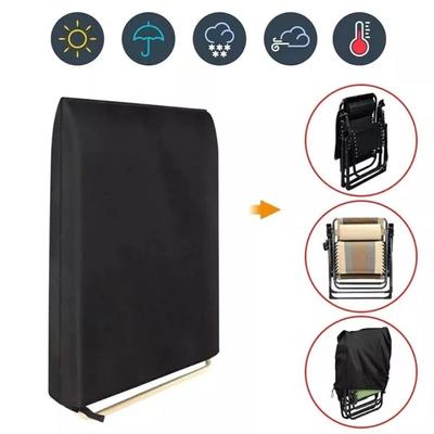 Чехол для складного стула 210D Oxford, пылезащитный чехол для пляжного стула, переносная защита для мебели на открытом воздухе