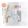 Hershii HRS Indoor Parasol Drying Rack with Clothes Drying Clothes Holder, 3 Tiers (3 Tiers (Clothes Holder/1 Towel Rack/2 Tiers))