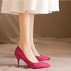 New Women Pumps Suede High Heels Shoes Fashion Office Shoes Stiletto Party Shoes Female Comfort Women Heels