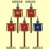 MOC DIY Средневековый Замок Военный Меч Ремень Ножны Пояс Строительные Блоки Фигурки Воина Рыцаря Солдата Аксессуары Кирпичики Игрушка
