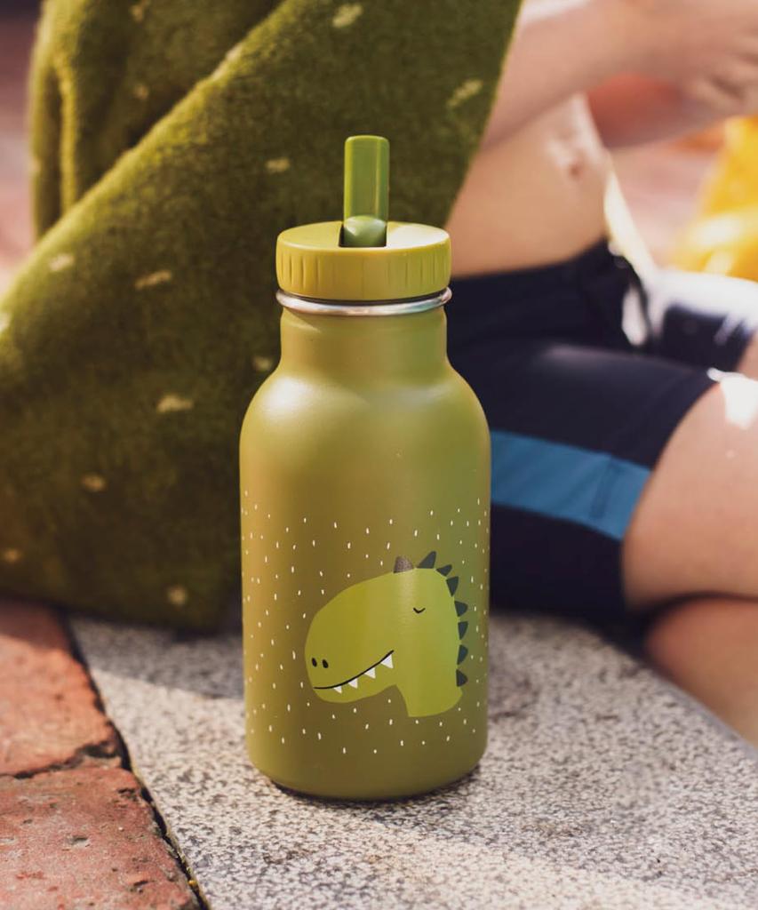 Бутылка Trixie, бутылка для воды, 350 мл, кружка, бутылка для воды из нержавеющей стали в форме животного, кружка-носик, стильная, для детей, можно мыть в посудомоечной машине, подарок для ребенка