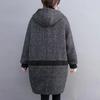 Women's Winter Loose Hooded Plus Size Coat Casual Temperament Daily Jacket