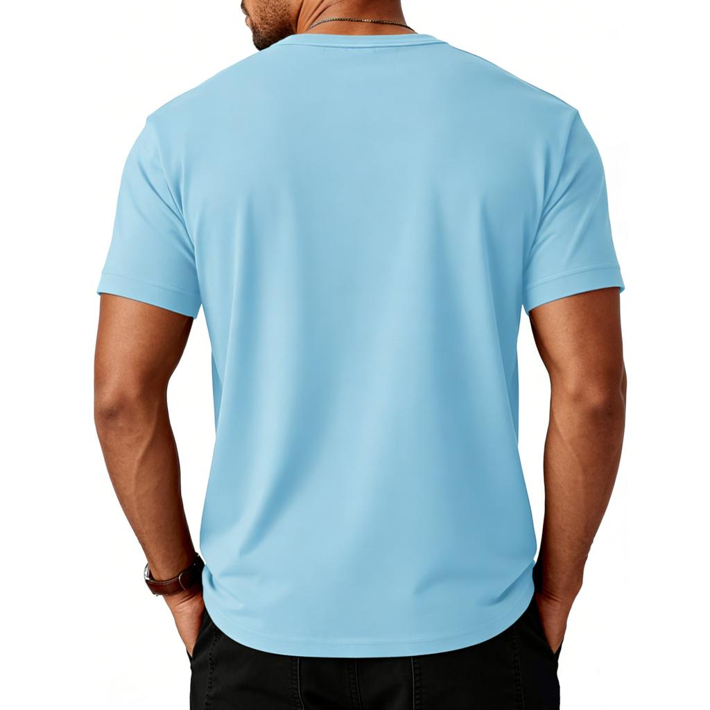 Мужская цветная повседневная футболка с коротким рукавом Повседневная рубашка Летняя рубашка с коротким рукавом