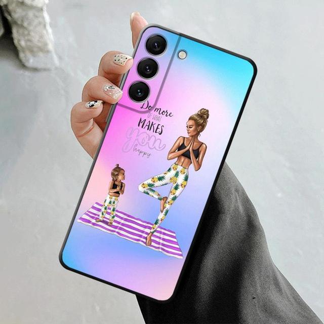 Shell For Samsung Galaxy S23 S22 S21 S20 Fe Ultra S10 S9 S8 Plus Note 20ultra 10plus Case Cover Super Mom Baby Girl Boy