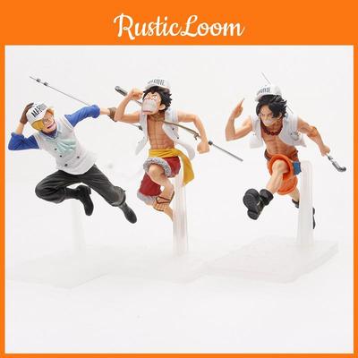 Высококачественный набор аниме фигурок One Piece из ПВХ, Луффи Эйс Сабо, коллекционная модель