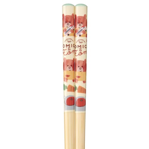 Skater Bamboo Chopsticks, 16.5cm, Made In Japan, Tomica and Tom ANT2