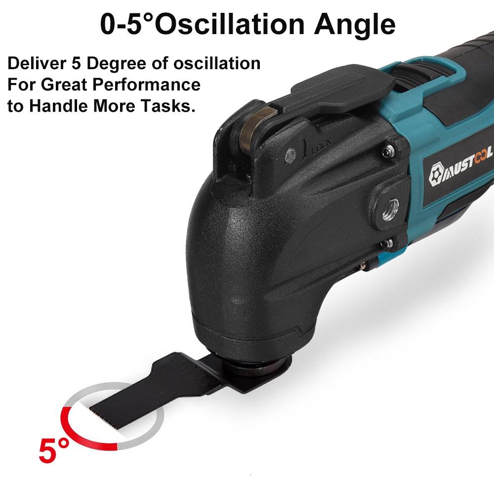 88VF 1600 Вт Беспроводные осциллирующие многофункциональные инструменты Электрический ремонтник 6 передач Электрический триммер пила Деревообрабатывающие электроинструменты с 2 батареями