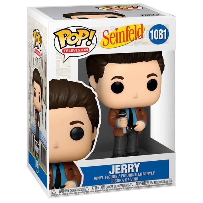 Figurine POP Seinfeld Jerry doing Standup - FUNKO - 9cm - Noir - Adulte - Pop !