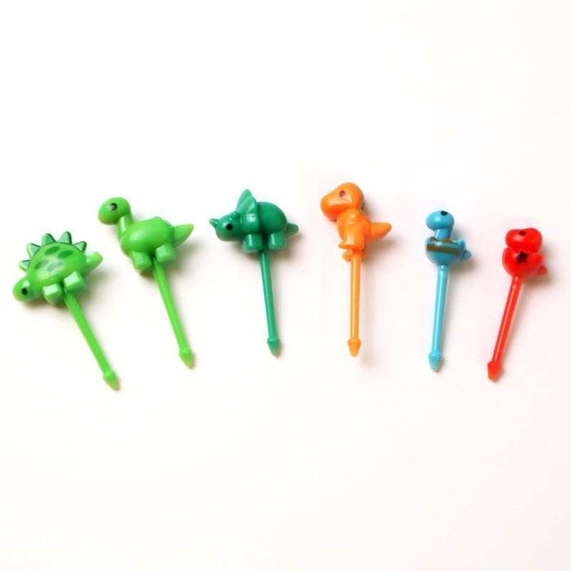 Creative Cartoon Animal Fruit Forks for Kids – Cute, Plastic Bento Picks for Household & Kitchen Use