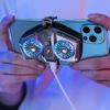 Магнитный зажим RGB полупроводниковый телефон планшет двойной вентилятор охлаждения радиатор сотовый телефон игровой охладитель система держатель радиатора подставка
