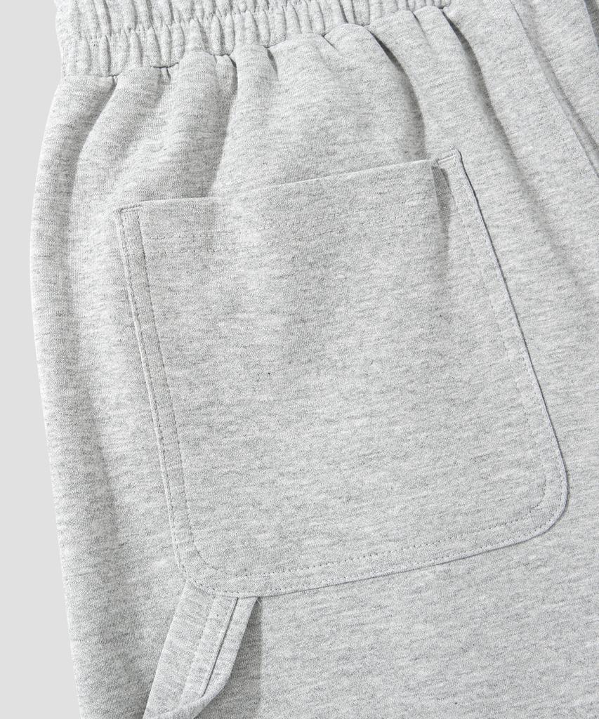 AGOD One-Pleat Carpenter Sweat Bermuda Shorts [Grey]