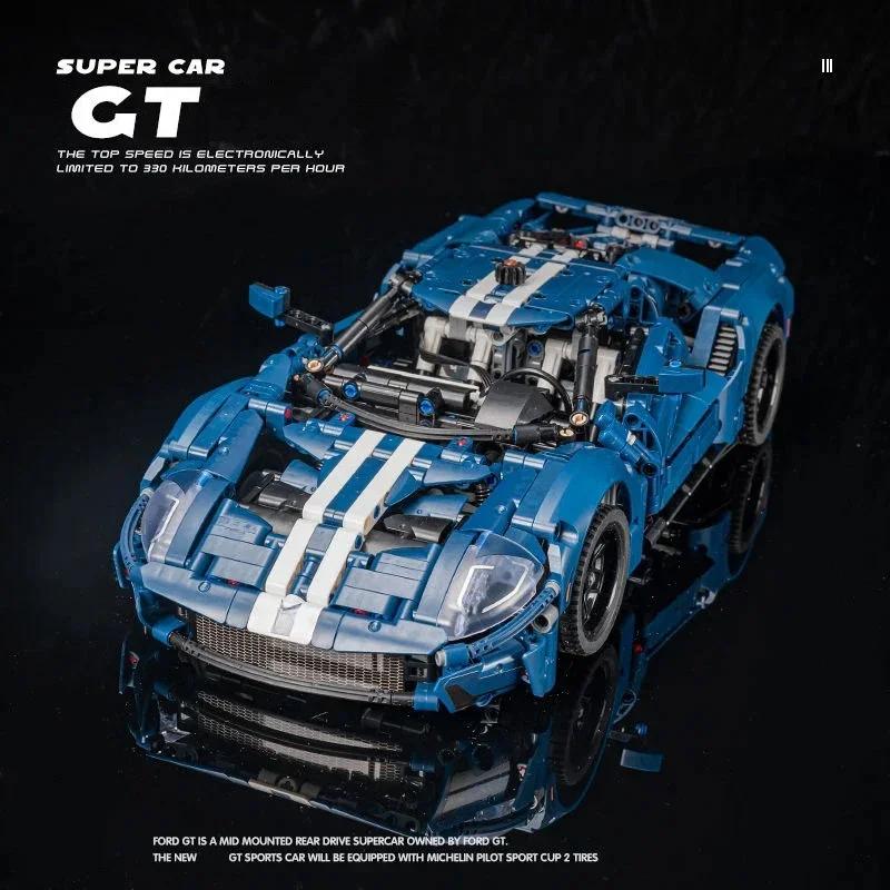 Технический 1486Pcs Классический гоночный автомобиль GT 1:12 совместимых строительных блоков Expert Speed Sport Car Model Bricks Toys Gifts