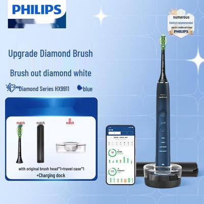 Звуковая электрическая зубная щетка DiamondClean 9000, вилка CN (адаптер в комплекте)