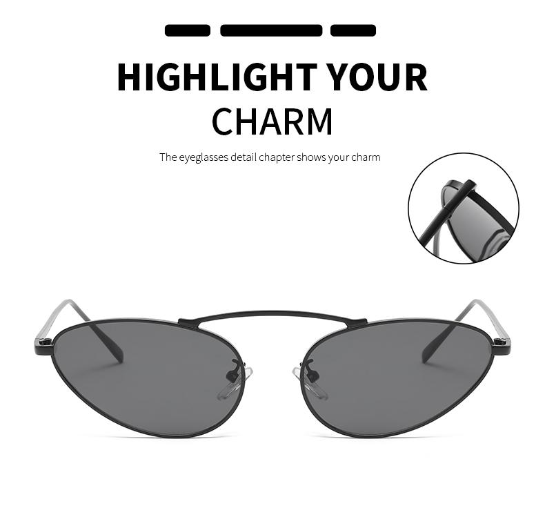 Металлические Панк Солнцезащитные очки Кошачий глаз Женские Мужские Новые Цельные Солнцезащитные очки Леди Модные Стимпанк Кошачий глаз Золотые Черные Очки Женские