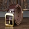 Ремень мужской итальянский выцветший винтажный первый слой коровьей кожи с пряжкой из натуральной кожи простой универсальный повседневный ремень для брюк