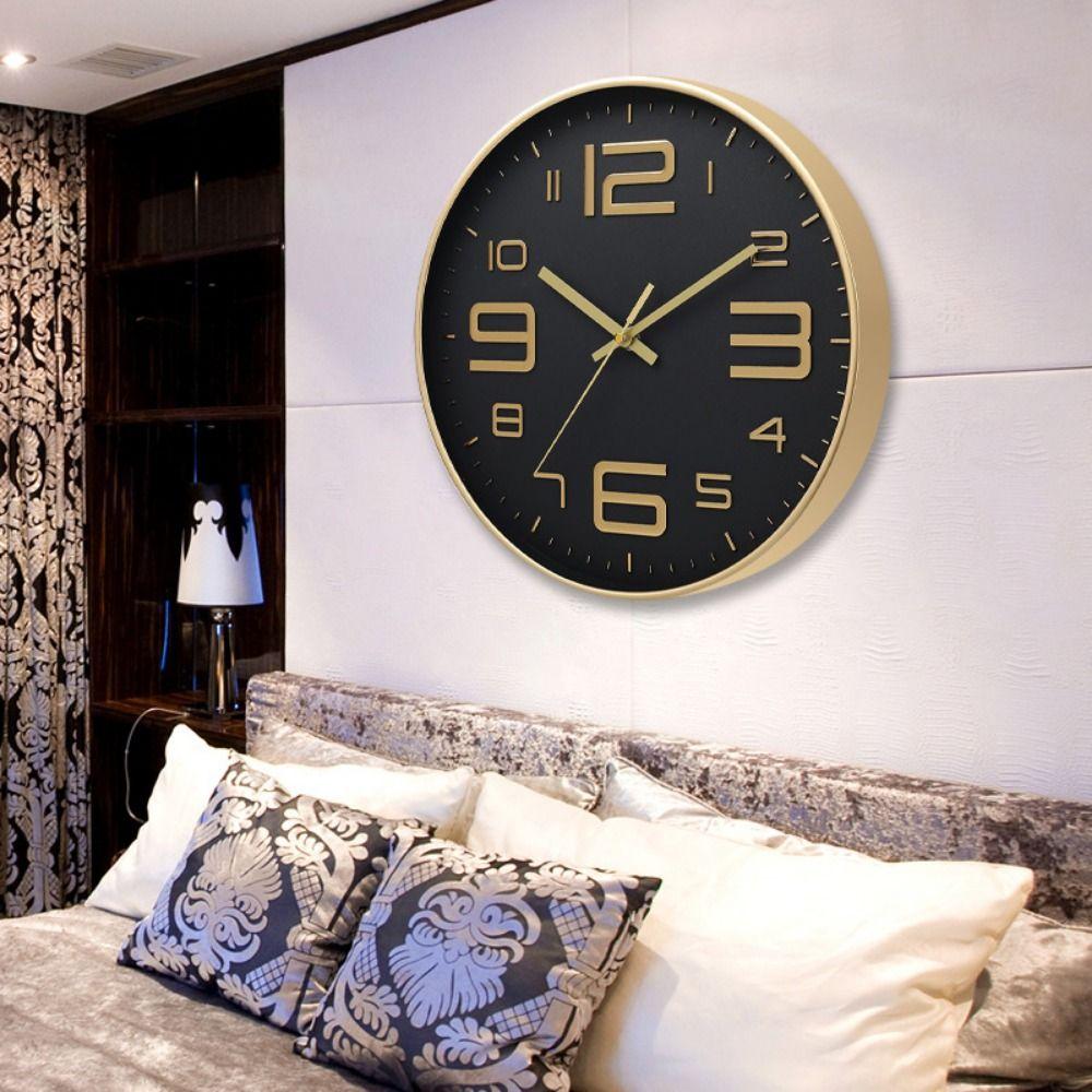 Бесшумные настенные часы в скандинавском стиле, уникальные настенные часы, персонализированные цифровые часы, бытовые