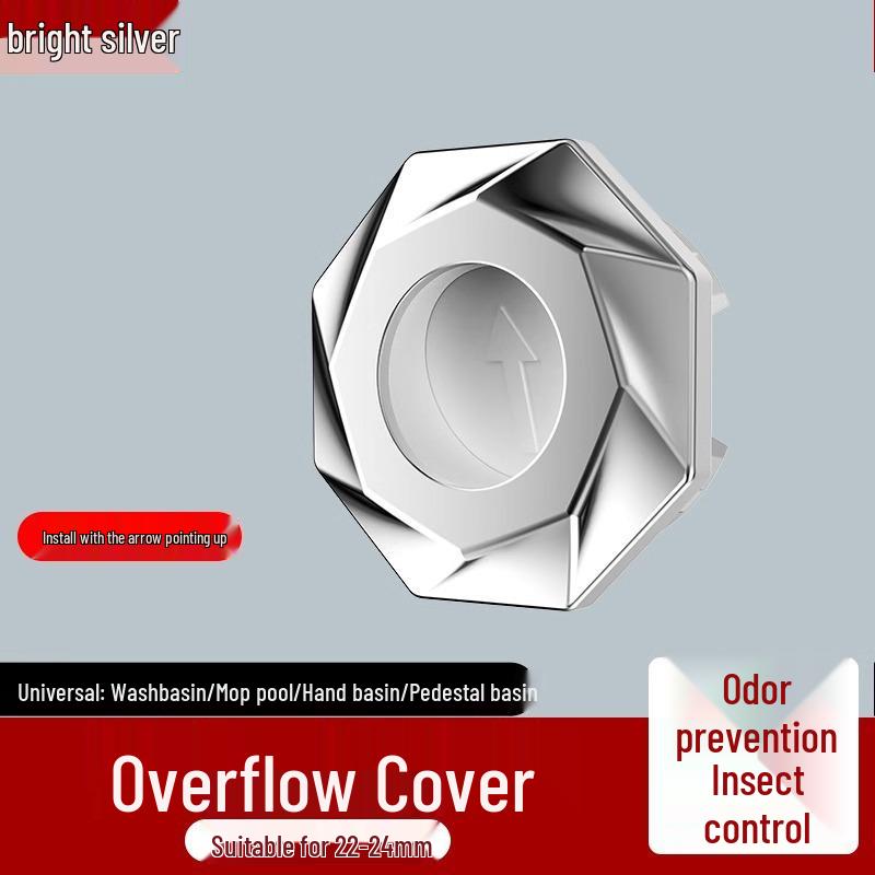 Гальванизированная крышка сливного отверстия раковины, устойчивая к запахам