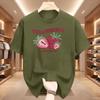 Cute Print TShirt Unisex Unisex Short Sleeve Tee Natural Fruit Graphic Top Kawaii Casual Summer Tshirt Friendly Gift Unisex Clothes