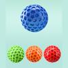 Жесткая игрушка для жевания собак Неразрушимый жевательный мяч для собак для агрессивных любителей жевать Интерактивная пищащая игрушка-мяч для больших и средних собак