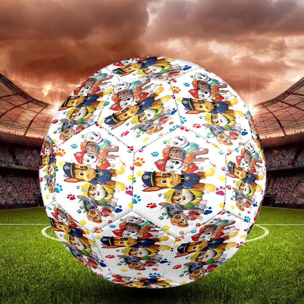PAW Patrol Print Size 5 Soccer Ball, Standard Match Football for Sports Game and Team Practice, Ideal Gift for Soccer Fans