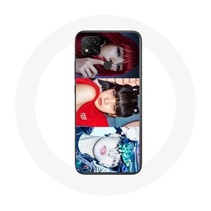 Coque pour Xiaomi Redmi 9C Blackpink Lisa Teaser How you like That Lovesick girls et Ice Cream