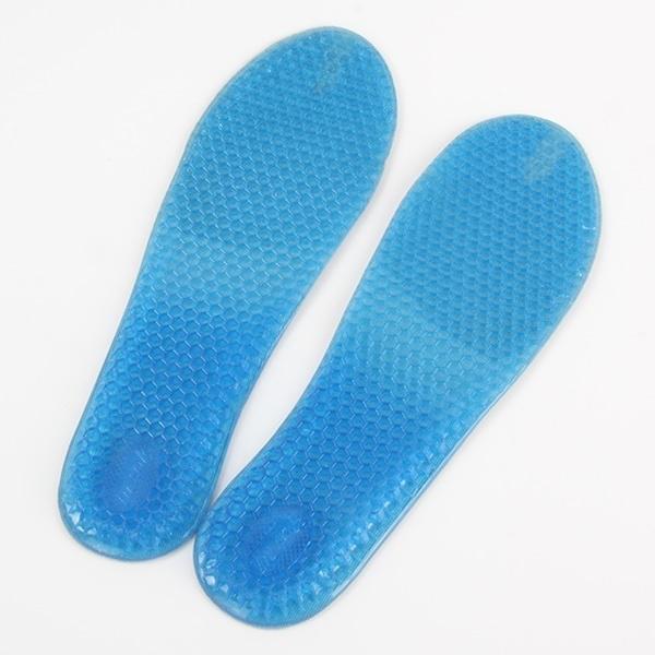 1Pair Gel Orthotic Arch Support Massaging Insoles Insert Sport Shoe Pads Massage Increased Insoles