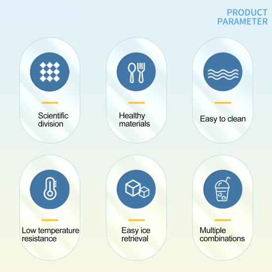 Форма для кубиков льда, 6/8 сетки, силиконовый лоток для приготовления льда, легко снимается, большая квадратная форма для кубиков для домашней кухни