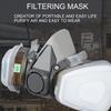 Dust Filter Respirator Reusable Respirator Masque Adjustable Reusable Respirator Masque Professional Breathing Protection Half