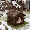 Водонепроницаемый уличный домик для питомца Утолщенное гнездо для кошки Палатка-домик Кровать для питомца Палатка Будка для кошки Портативное гнездо для путешествий Переноска для питомца