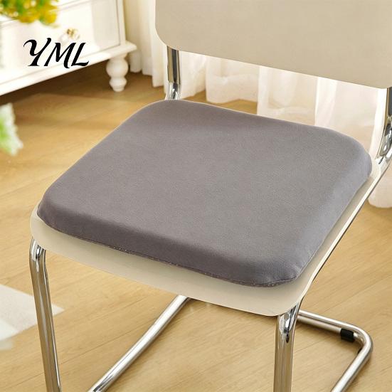 Durable Chair Pad for Dining Table Memory Foam Cushion, Thickened with Straps, Anti Slip Cushion Kitchen Chairs Non-Slip Backing, Washable Seat Autumn