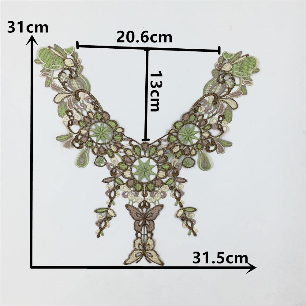 Clothing Accessories Lace Flower Hollow Lace Polyester Collar Multi-Color Embroidered Clothes Diy Decorative Neckline Accessories