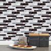 9 / 27Pcs Imitation Marbled PVC Wall Stickers Kitchen Bathroom Mosaic Self-adhesive Tile Stickers