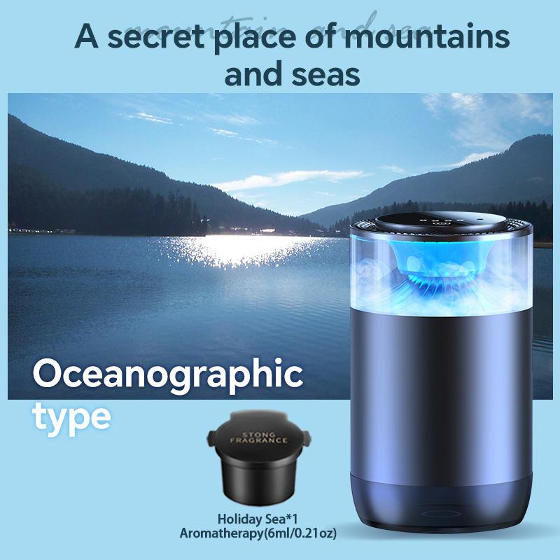 Умный автомобильный диффузор ароматов, перезаряжаемый диффузор воздуха, автоматический освежитель воздуха, облачный туман с RGB-подсветкой, дезодоратор салона автомобиля