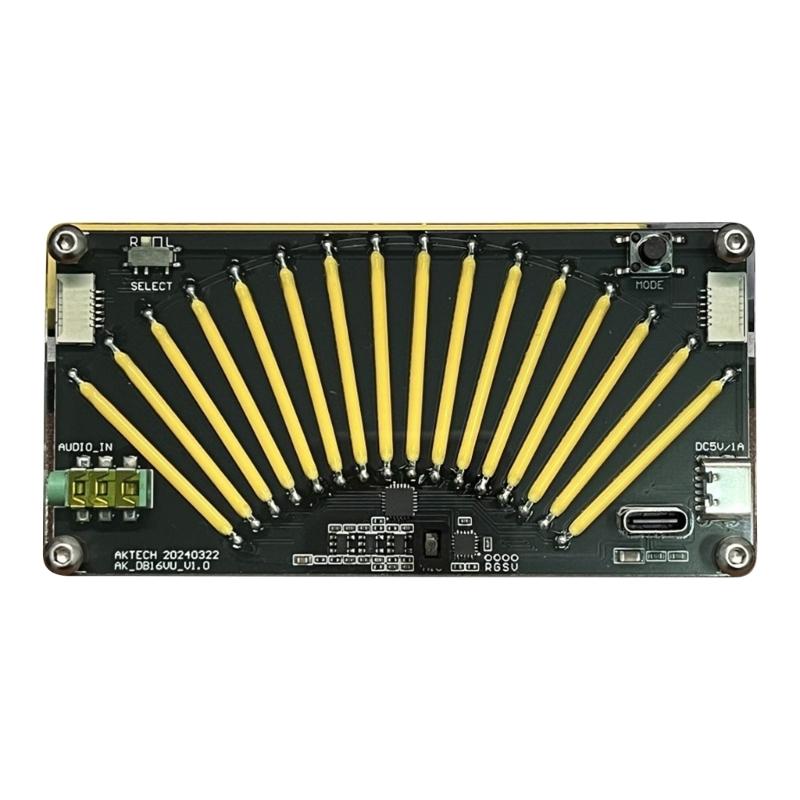 AK-DB16VU Music Meter Level Stereo Amplifiers Board Adjustable Replacement for Home Sound Systems Professional Studios