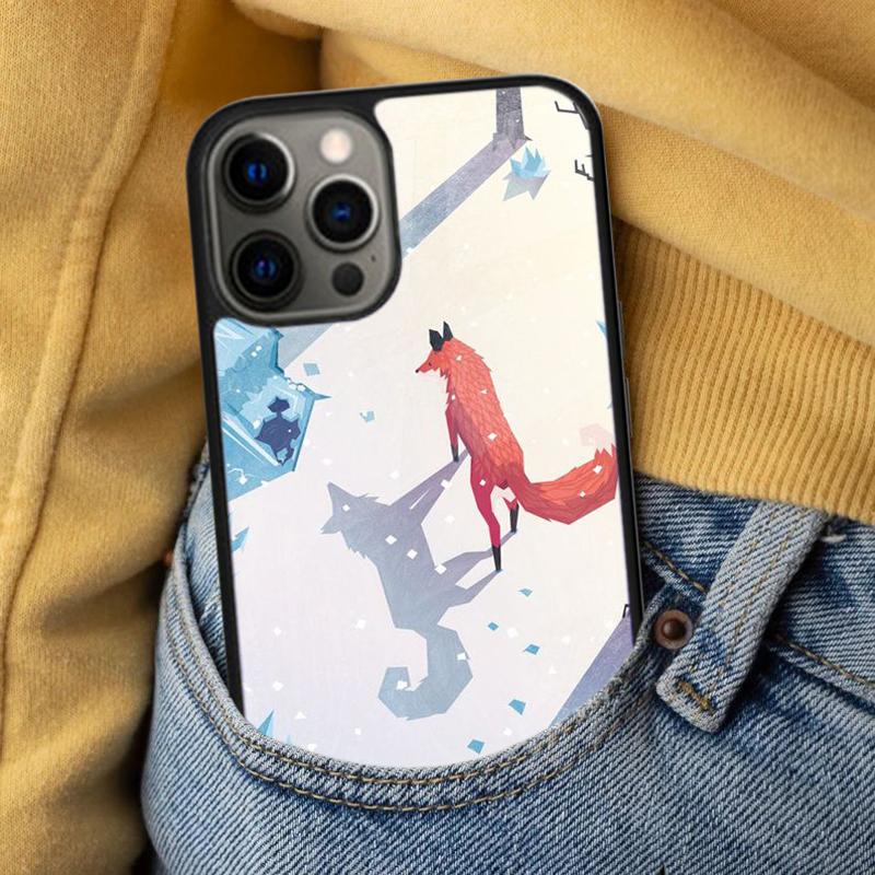 Winter Fox Foxes Soft Phone Case for iPhone 17 Air 16e Pro max 15 Pro 13 14 Plus 11 12 MagSafe Magnetic Coque