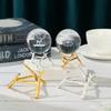 Metal Craft Gift Support Home Decoration Metal Branch Stand Sphere Holder Crystal Ball Display Base