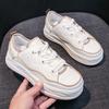 Белые туфли в стиле ретро на толстой подошве, женские весенние новые повседневные по цвету студенческие корейские версии универсальной спортивной обуви
