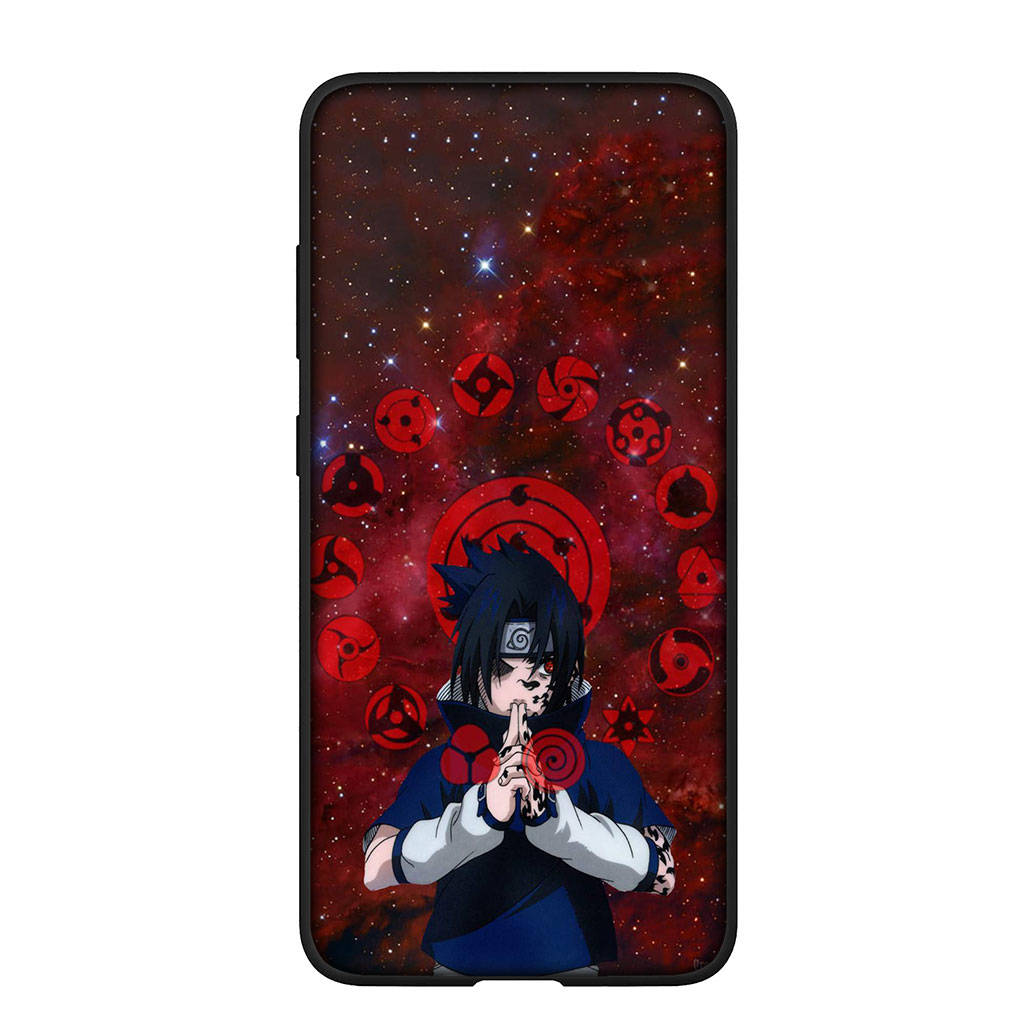 Чехол для телефона Samsung Galaxy S23 S24 iPhone 16 15 14 Xiaomi Redmi Note 13 12 11 Plus 10 Pro Max X XR OPPO Huawei Wallpaper Naruto Uchiha Sasuke Cover