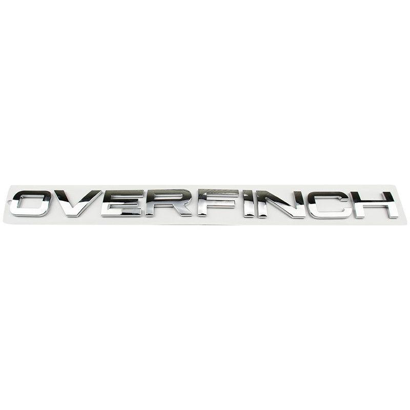 Автомобильные 3D ABS Overfinch Наклейки-эмблемы с буквами на капот и багажник Автомобильные Аксессуары