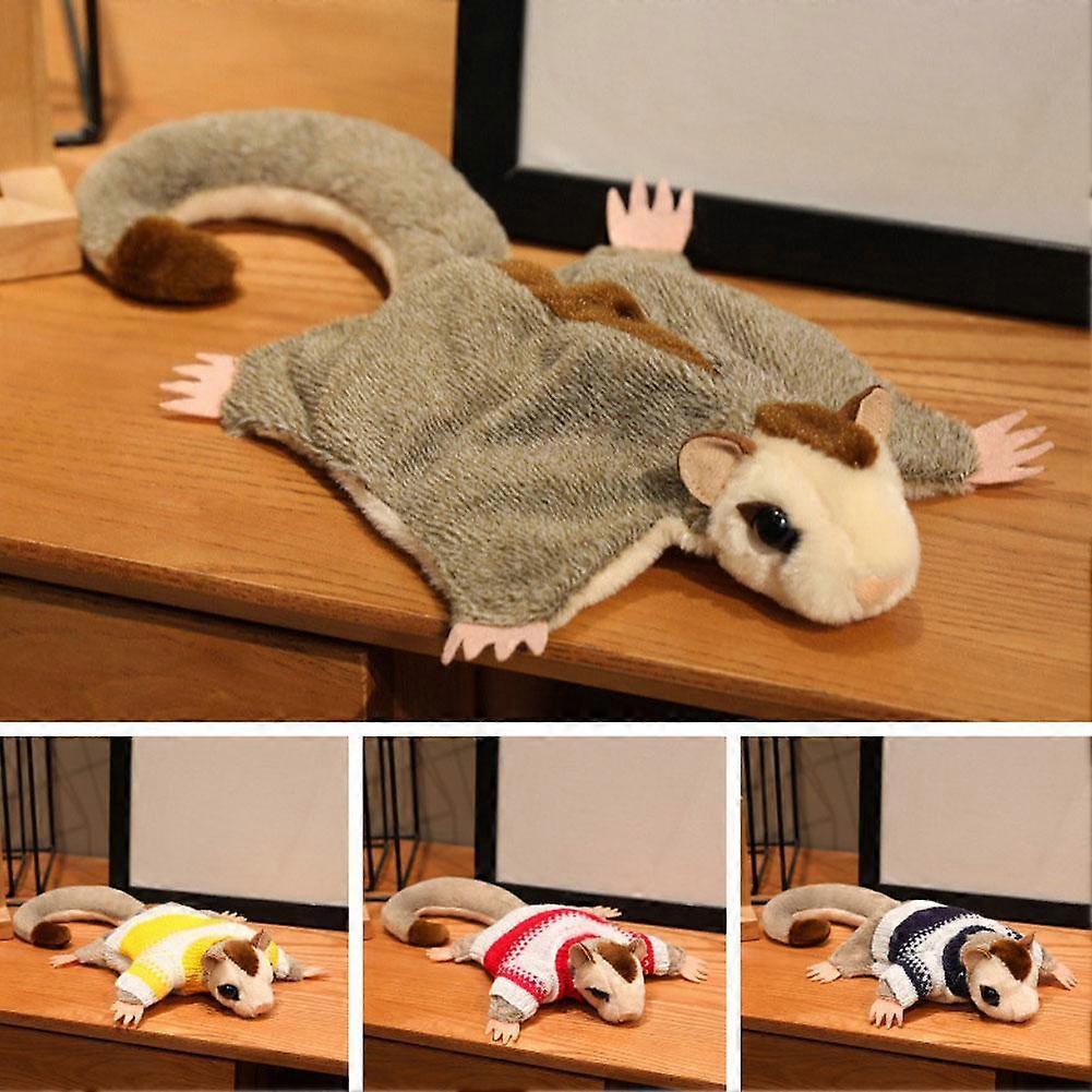 Sugar Glider Plush Toy Dress Up Magnetic Flying Squirrel Stuffed Animal Fun Gift
