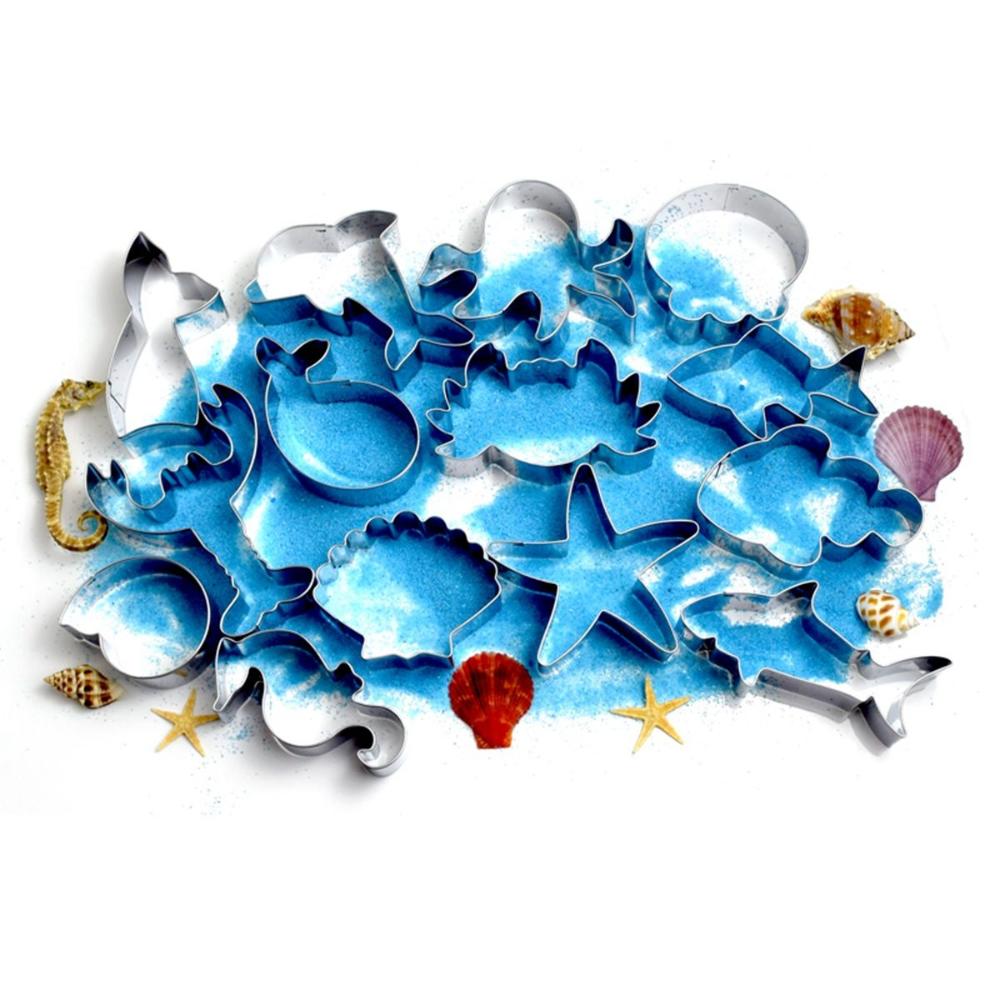 Dough Stainless Steel DIY Under the Sea Cookie Cutter Baking Tools Biscuit Mold Ocean Creatures