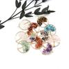 1Pc Fashion Natural Stone Pendant Copper Wire Tree of Life Charms for Jewelry Making DIY Necklace Accessories Crafts 30x30 Mm
