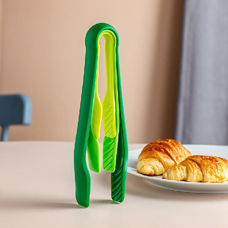 3 шт./набор нескользящих щипцов для еды из пищевого пластика, щипцы для хлеба, щипцы для сервировки салата, кухонный зажим для приготовления пищи, инструменты для барбекю, аксессуары