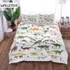Комплект постельного белья для детей с изображением динозавров, размер King Queen, размер Double, размер Full Twin, размер Single Size, комплект постельного белья