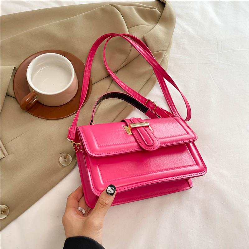 French Niche Design Portable Small Square Bag Women'S Autumn Trendy Versatile High Value Single Shoulder Messenger Bag