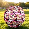 Demon Slayer Printed Size 5 Standard Football, Waterproof PU Training Soccer Ball for Outdoor Sports
