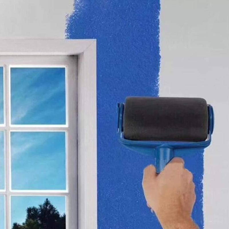 Набор валиков и кистей для покраски Paint Runners для дома, барабанного типа, для непрерывной покраски без погружения и подтеков