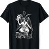 Lucifer Devil Sabbatical Devil Goat Artwork Retro Vintage T-Shirt