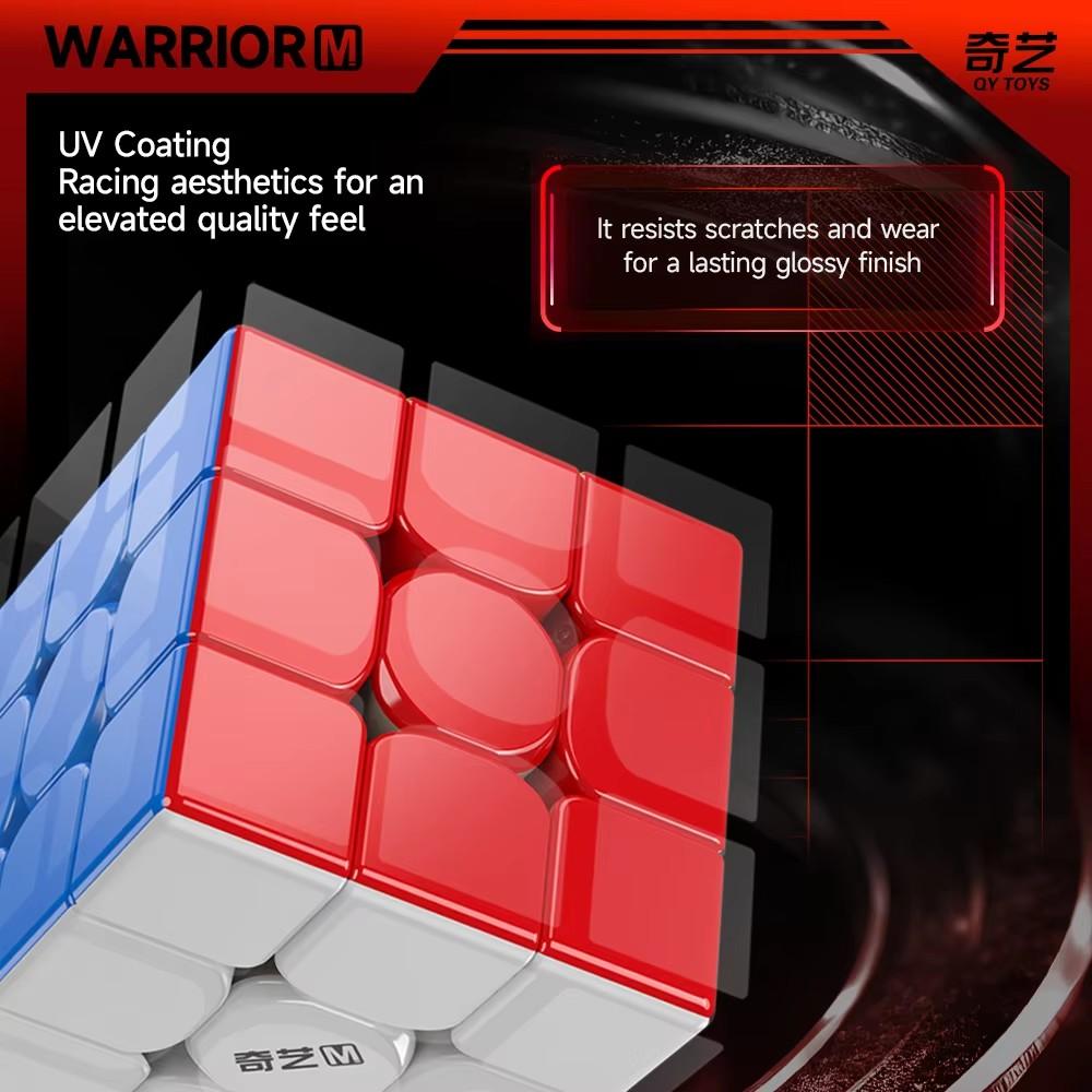 Магический куб Qiyi Warrior 3x3 Магнитный УФ Образовательная Головоломка Магический куб Игрушки Для Детей Детский Подарок Игрушка Кубо Магико