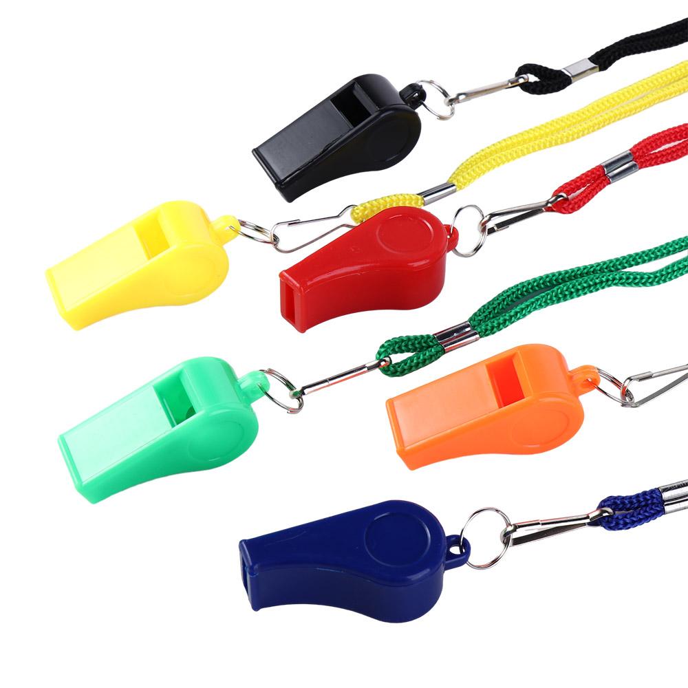 Football With Lanyard Professional Outdoor Survival Tool Cheerleading Tool Referee Whistle Whistle